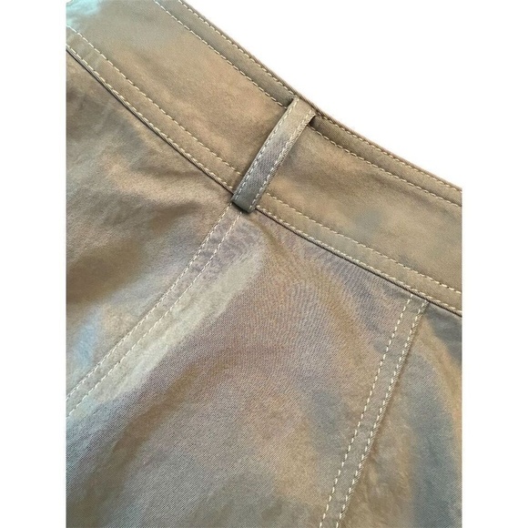 Women's Khaki Cargo Knee-Length Skirt Size 9 Casual with Pockets - Picture 7 of 12